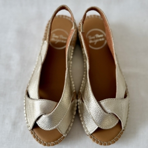 espadryle skórzane