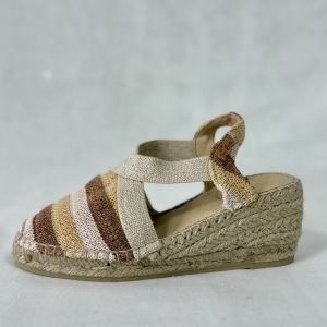 TERRA-AB pedra espadryle na koturnie
