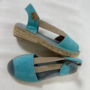 turkusowe espadryle