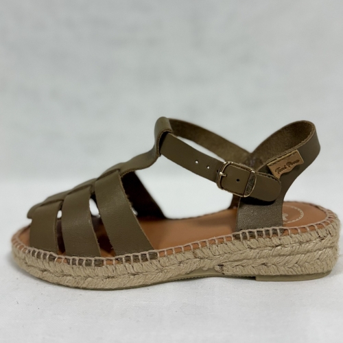 espadryl skórzany