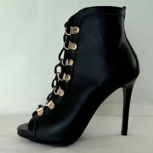 Noble botki za skóry czarne