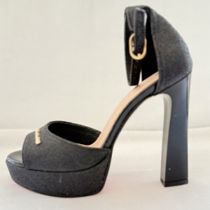 Victoria sandały z tworzywa brokatowego