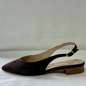 Avola baleriny ze skóry zamszowej