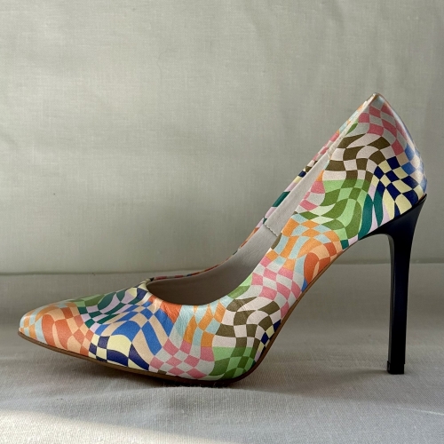 eleganckie szpilki skórzane 34