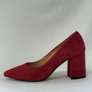 Zidane red suede leather pumps