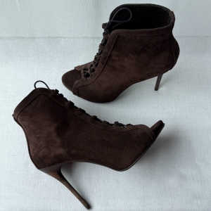 Beautiful suede leather ankle boot design