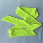 Żółta Apaszka damska z miękkiego materiału 4,5 × 113,5 cm