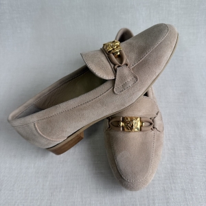 eleganckie baleriny zamszowe