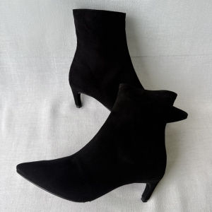 eleganckie botki damskie z zamszu